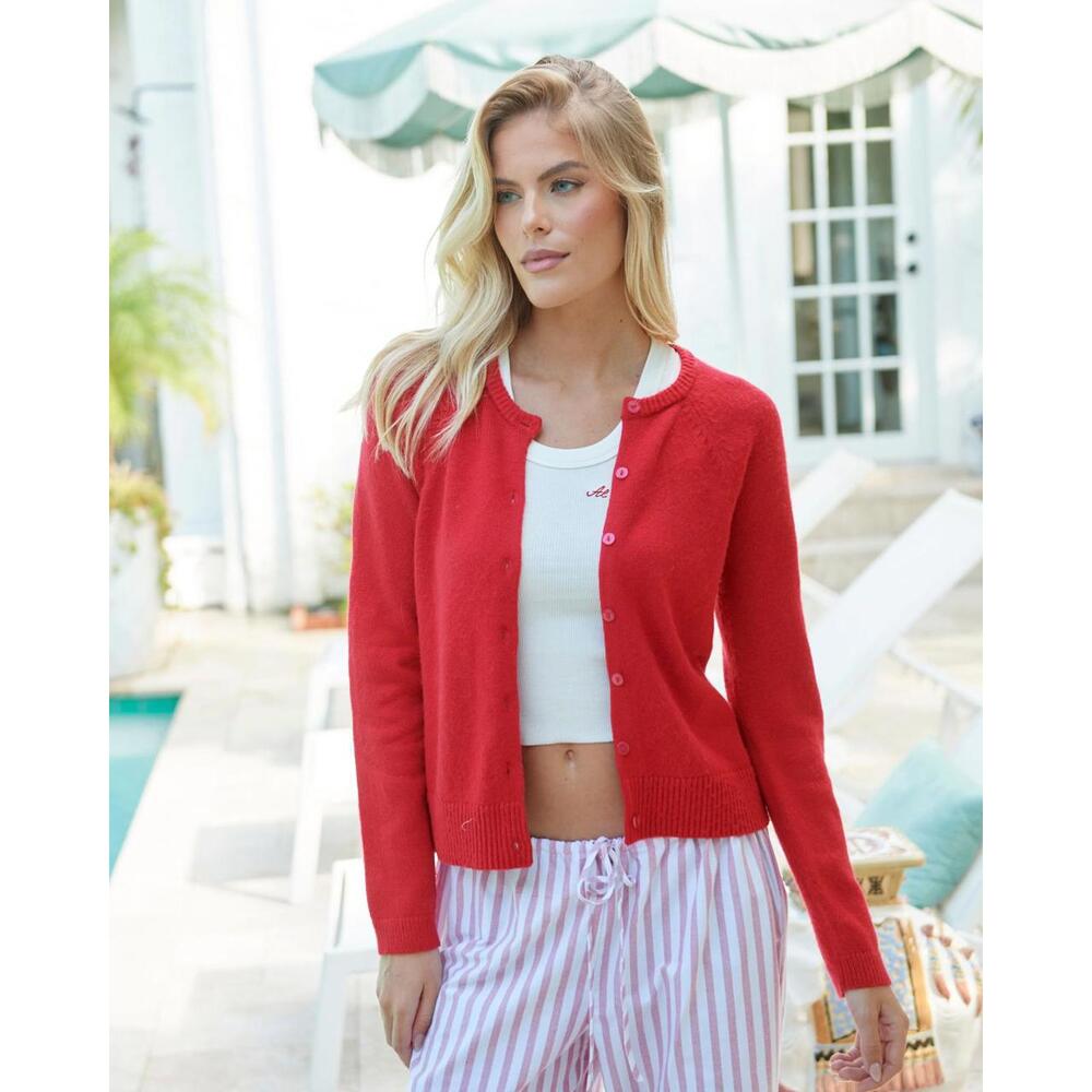 NWT! Rumored Seabrook Cardigan in Rose Size Large